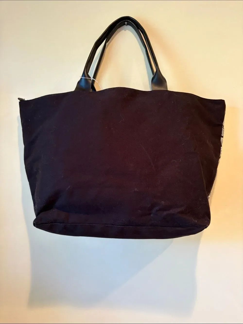 Victoria's Secret Black and Silver Sequin Logo Tote - Picture 3 of 4